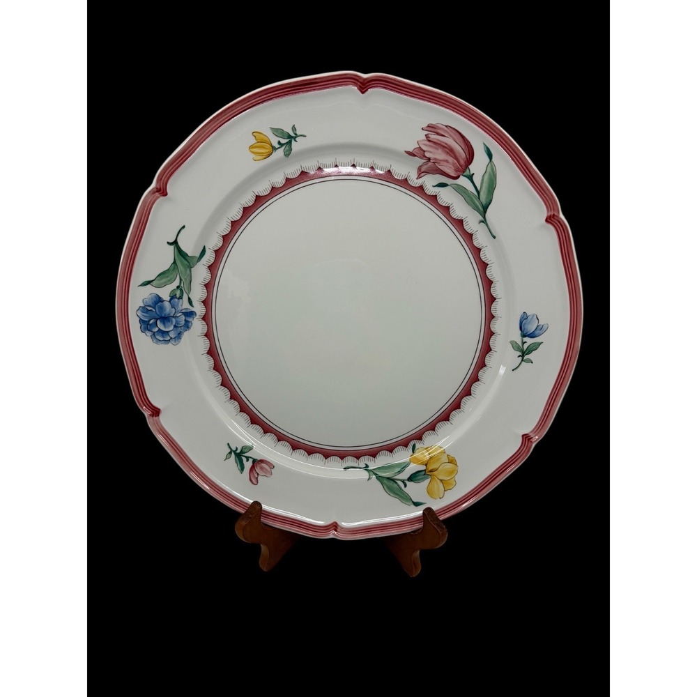 Villeroy & Boch Jardin d'Alsace Fleur Chop Plate/Round Platter Floral 12 1/2"